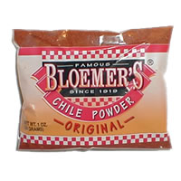 Packets of Bloemer’s Chile Powder